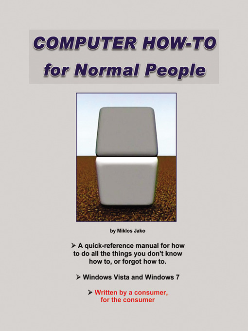Title details for Computer How-To for Normal People by Miklos Jako - Available